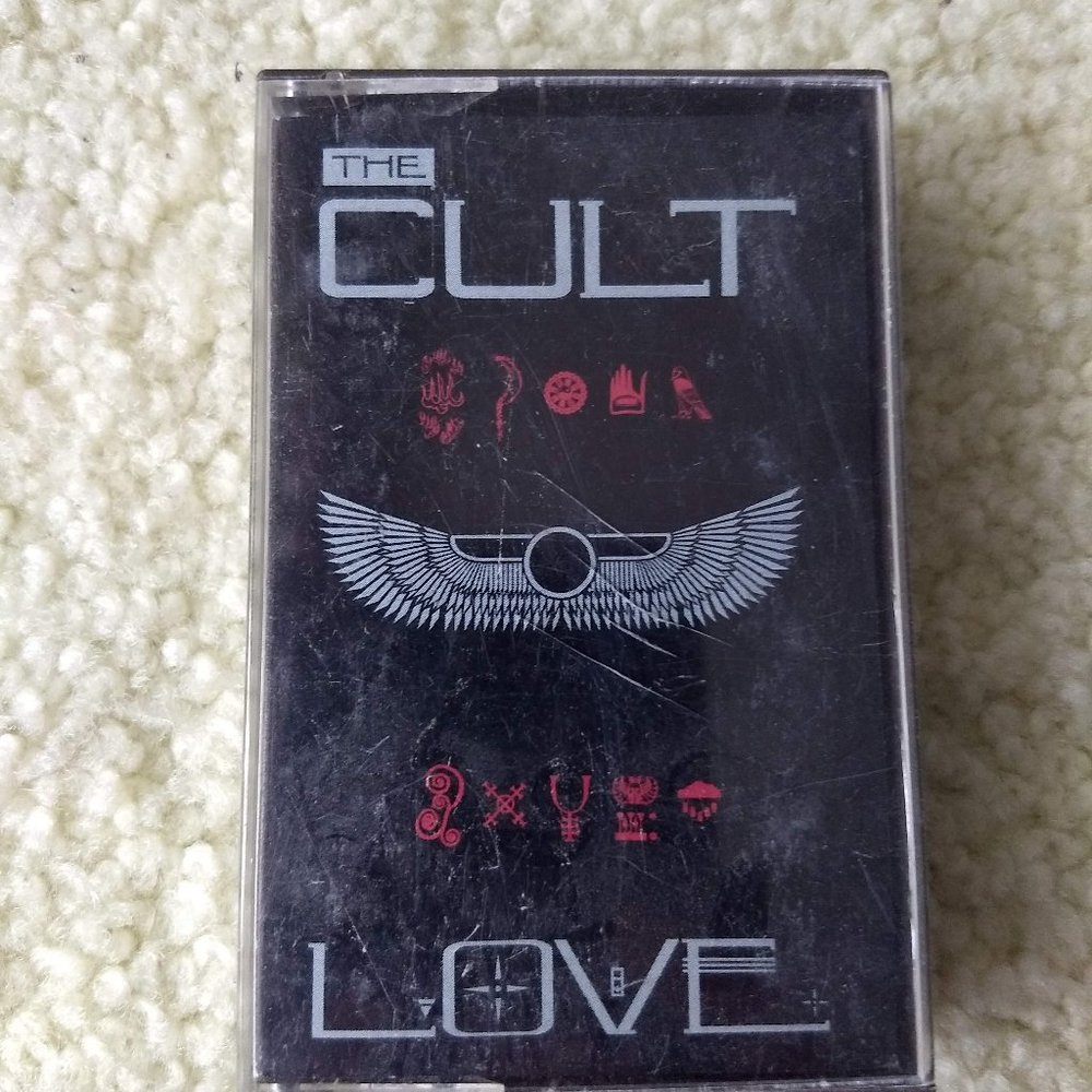3/$25 The Cult, Love cassette audio tape vintage 80s